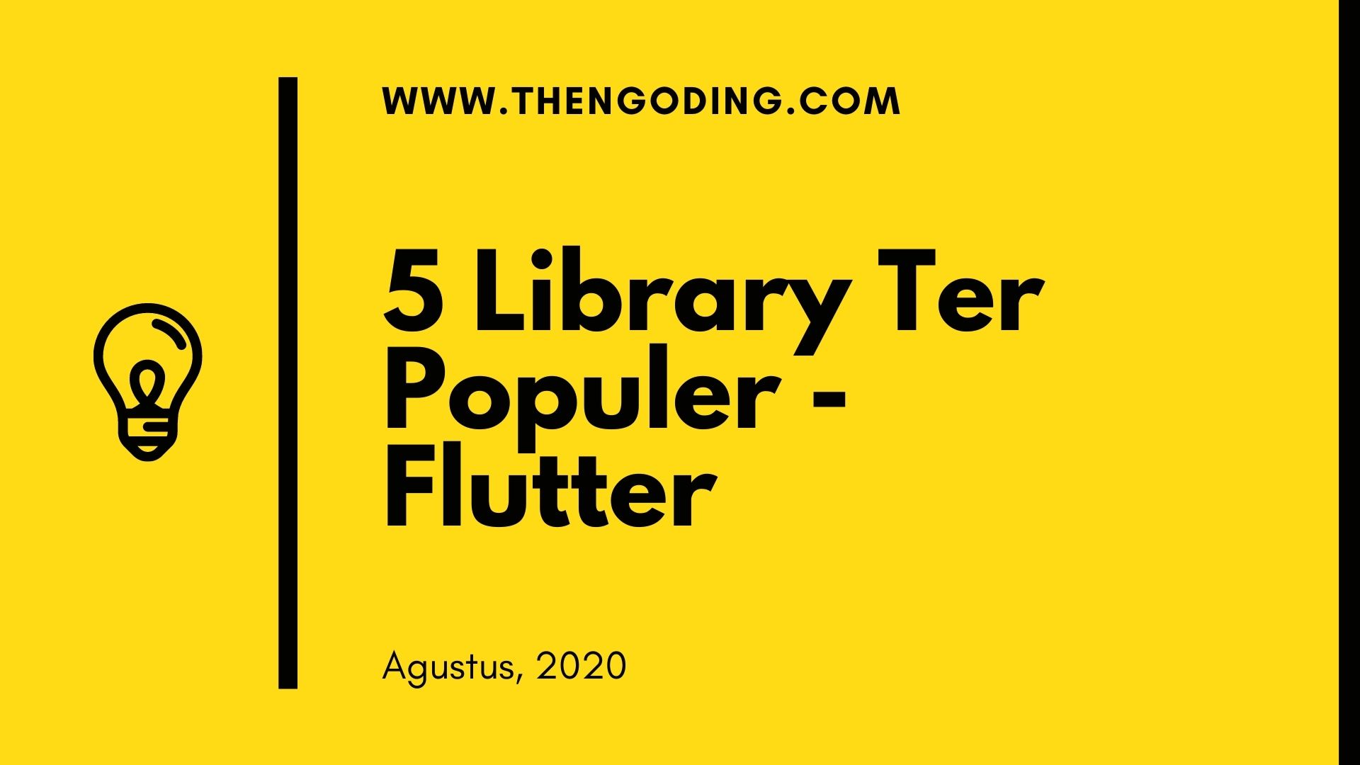 5 Library Terpopuler di Flutter