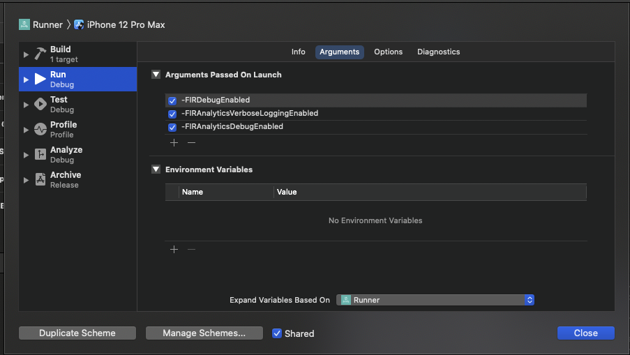 xcode config