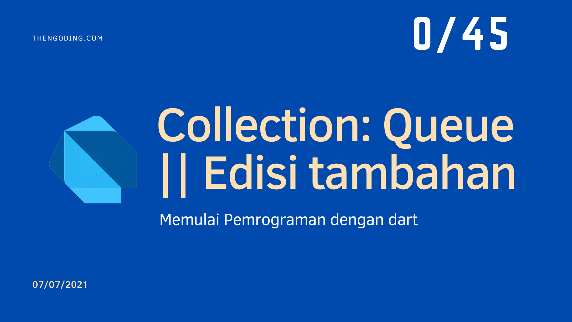 Collection pada dart - QUEUE