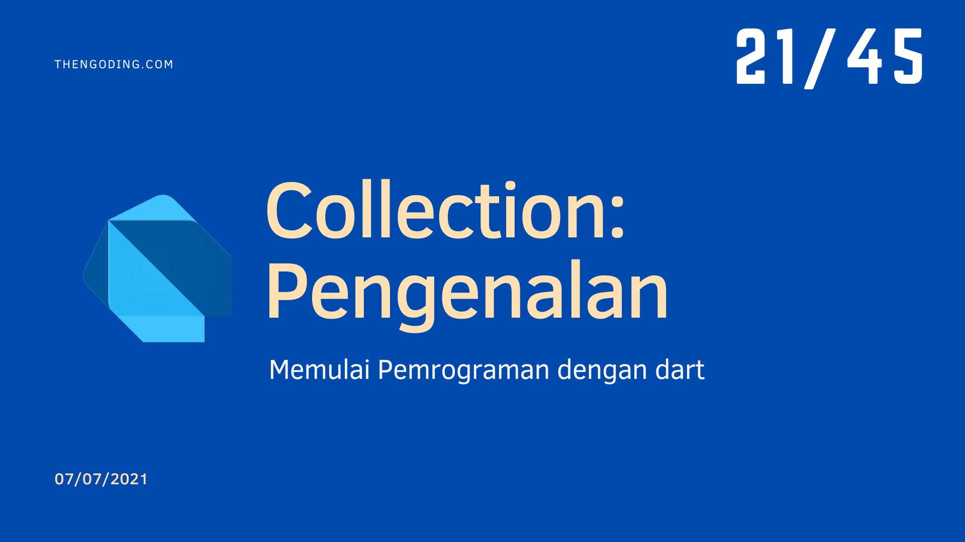 Collection pada dart - Pengenalan