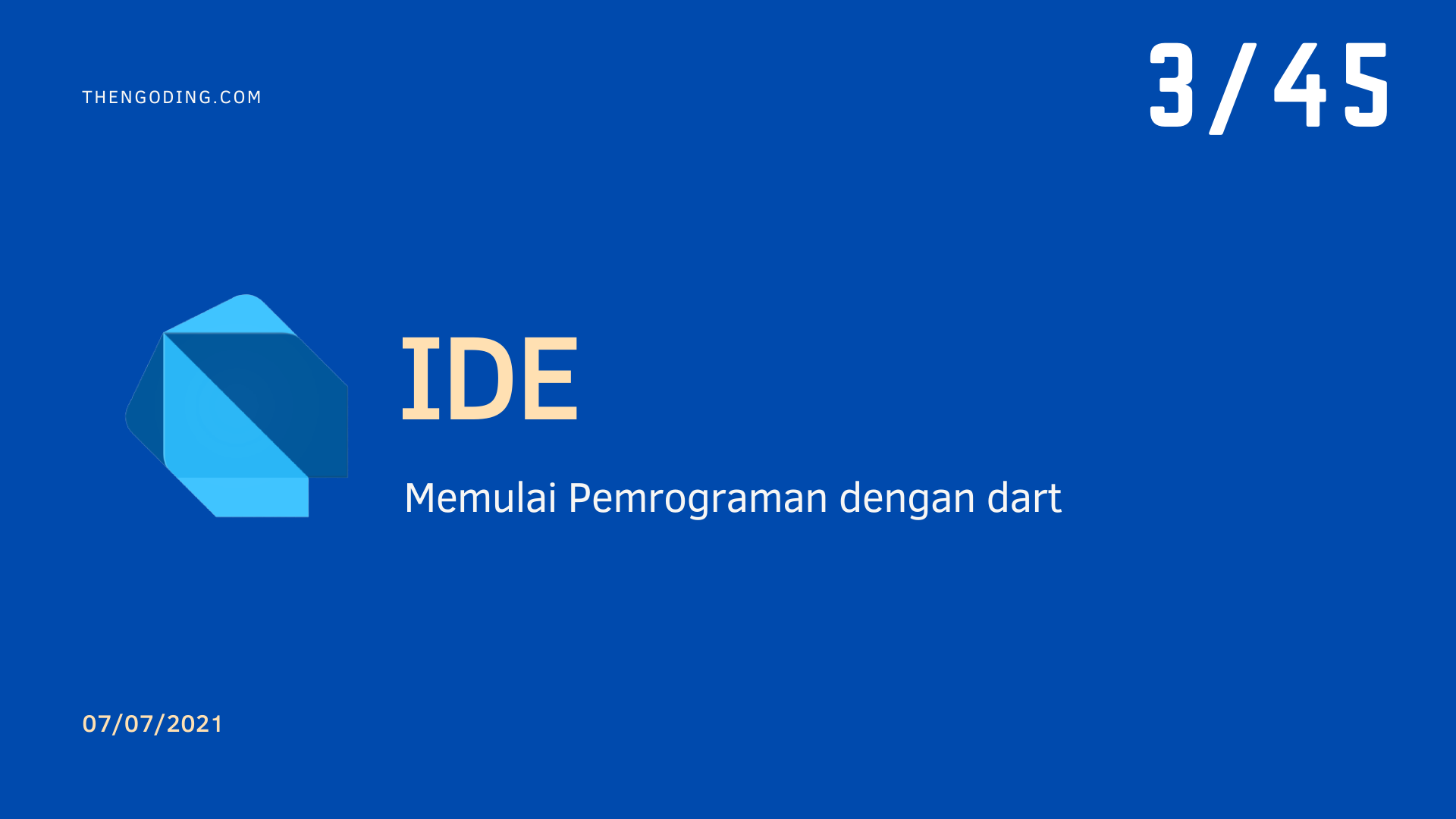 Dart Programming - IDE