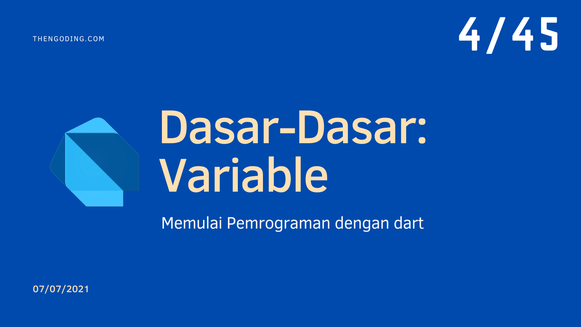 Dart Programming - Variable