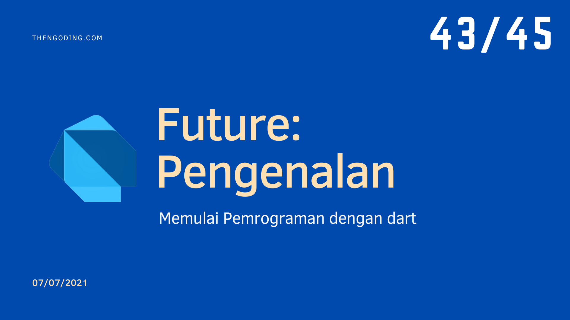 Dart Futures - Pengenalan