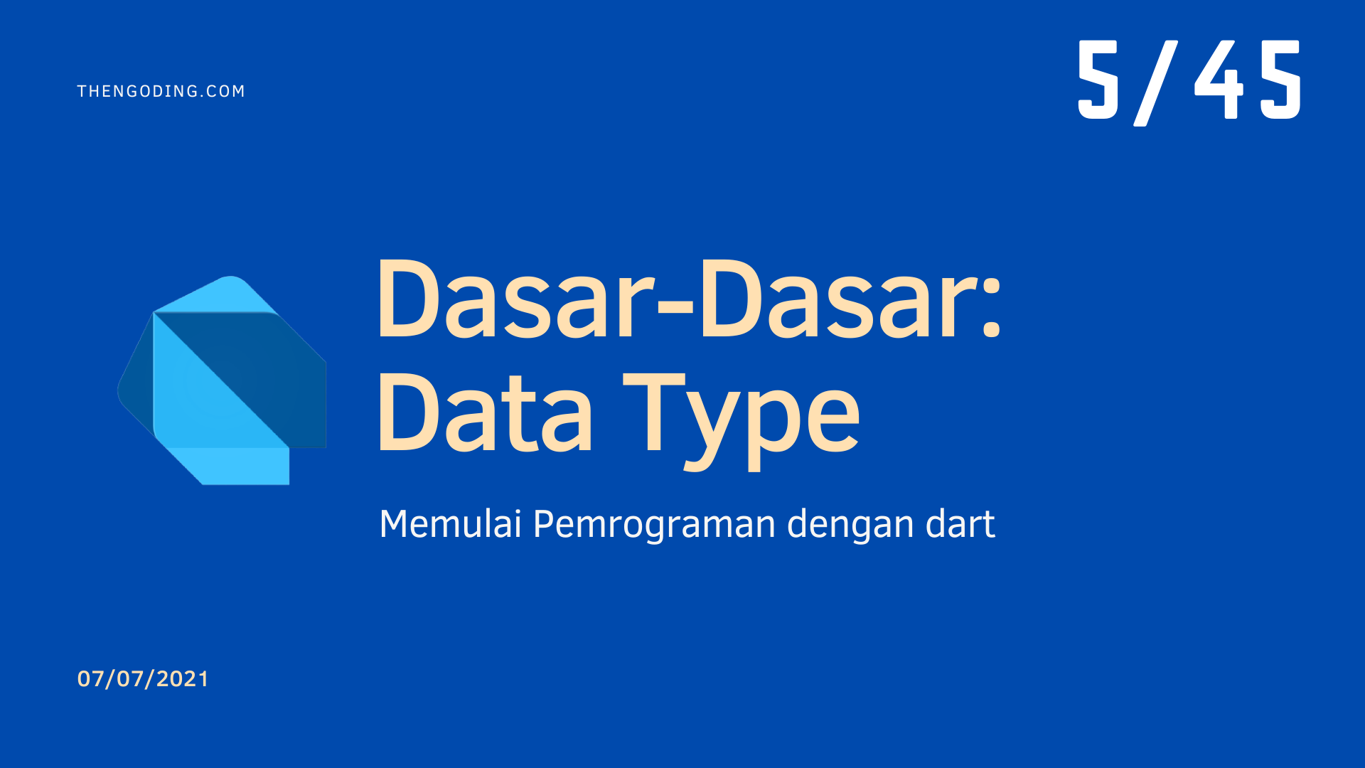 Dart Programming - Data Type