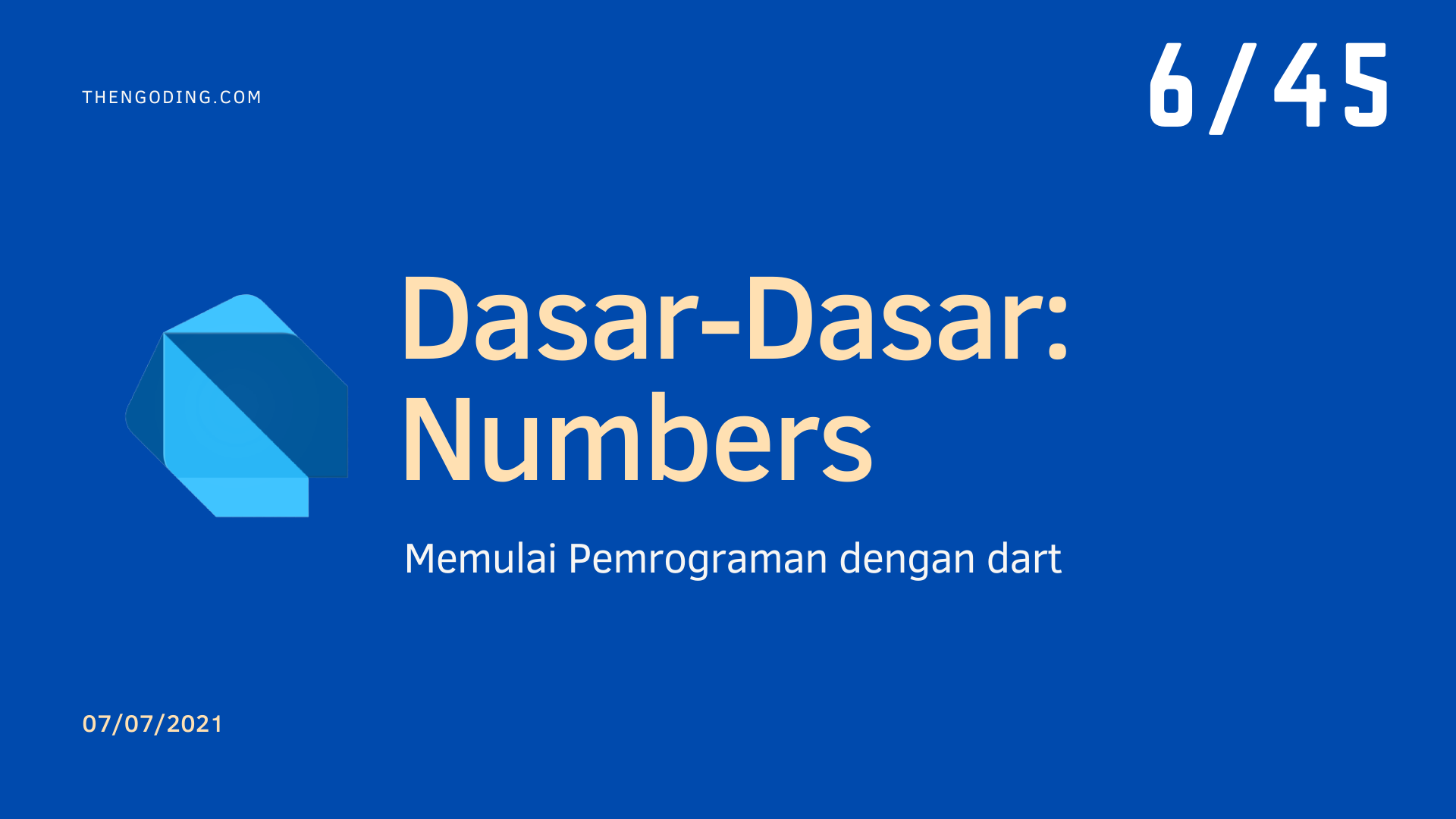 Dart Programming - Numbers