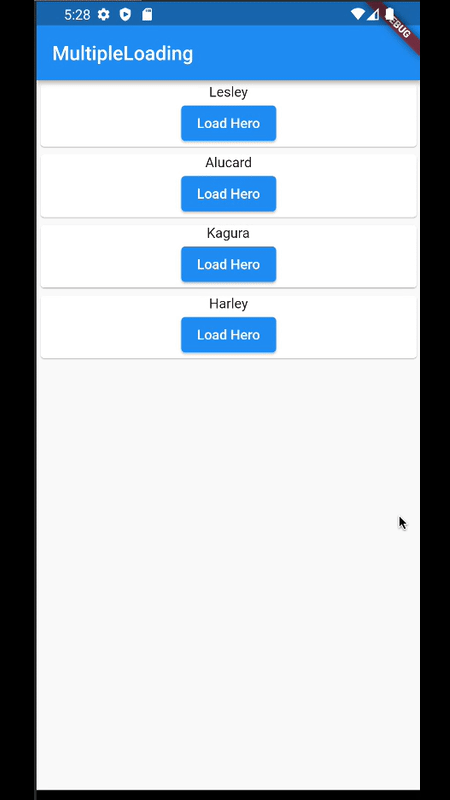 Flutter Multiple Loading Indicator